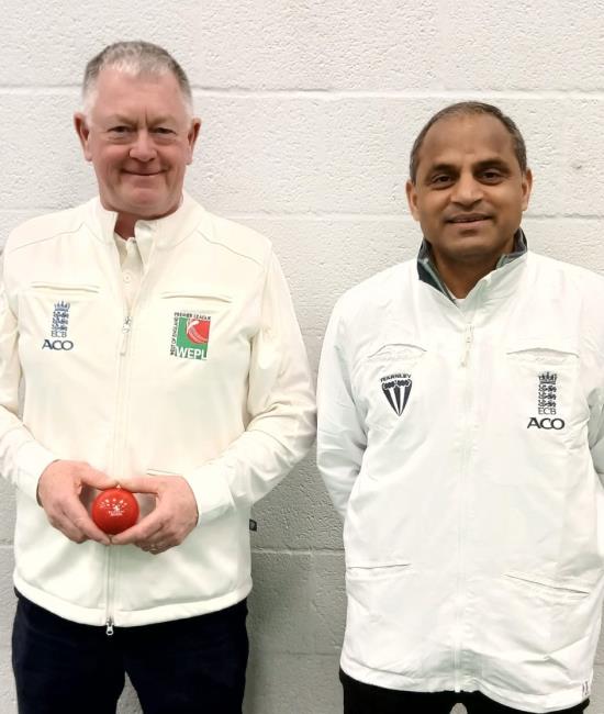 Umpires - Jim Hyland and Sathya Prakash